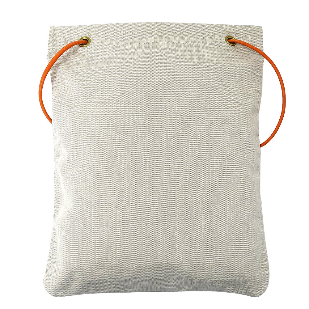 HERMES エルメス アリーヌ GM ショルダーバッグ ナチュラル オレンジ トワルシェブロン レディース 【中古】