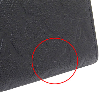 LOUIS VUITTON ルイ・ヴィトン ポルトフォイユ ヴィクトリーヌ 三つ折り財布 モノグラム アンプラント ノワール M64060 モノグラムアンプラント レディース 【中古】