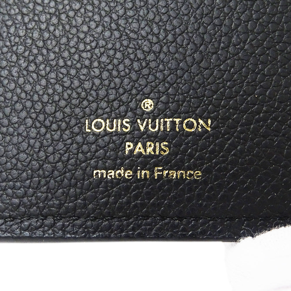 LOUIS VUITTON ルイ・ヴィトン ポルトフォイユ ヴィクトリーヌ 三つ折り財布 モノグラム アンプラント ノワール M64060 モノグラムアンプラント レディース 【中古】