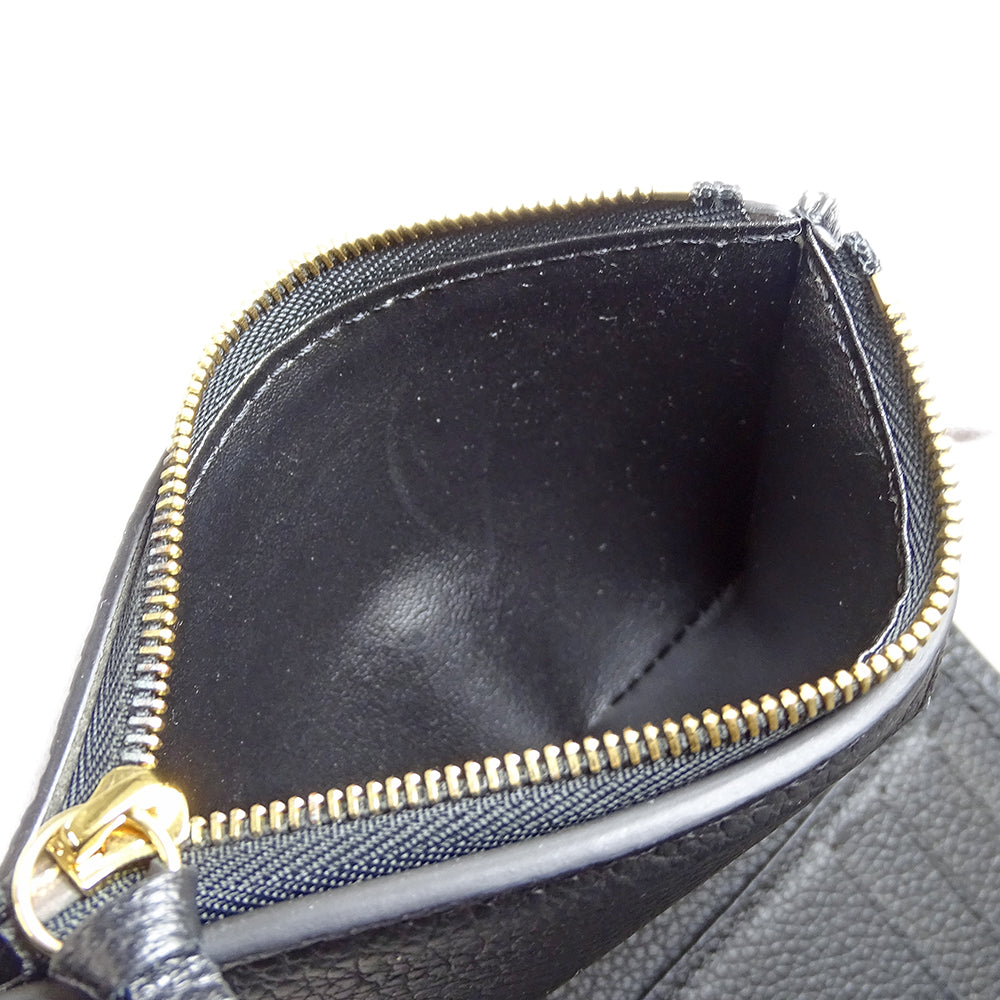 LOUIS VUITTON ルイ・ヴィトン ポルトフォイユ ヴィクトリーヌ 三つ折り財布 モノグラム アンプラント ノワール M64060 モノグラムアンプラント レディース 【中古】