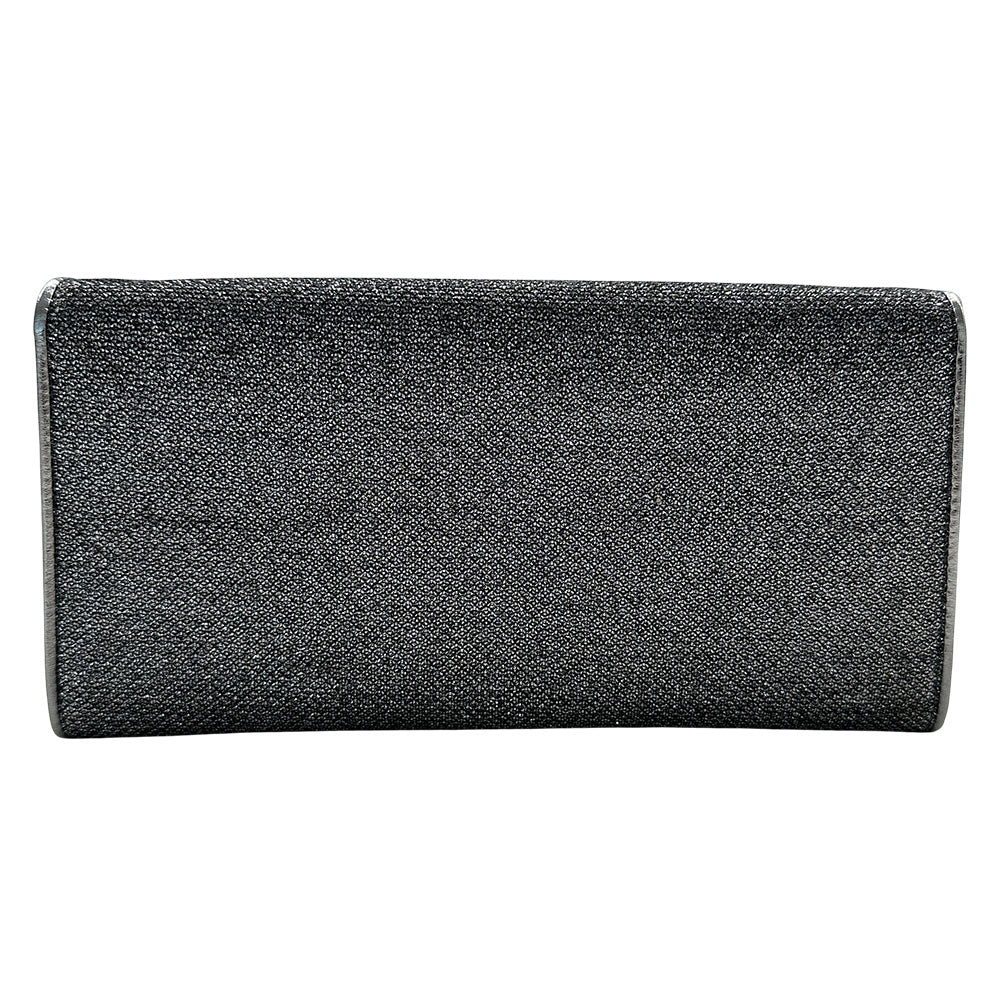 JIMMY CHOO ジミーチュウ ショルダーバッグ シルバー レザー レディース 【中古】