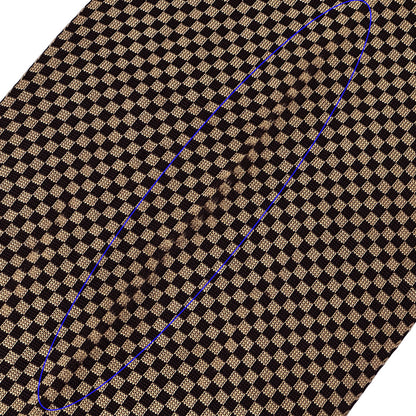 LOUIS VUITTON ルイ・ヴィトン エルシャプ・スモーキング マフラー・ストール ダミエ ブラウン メンズ 【中古】