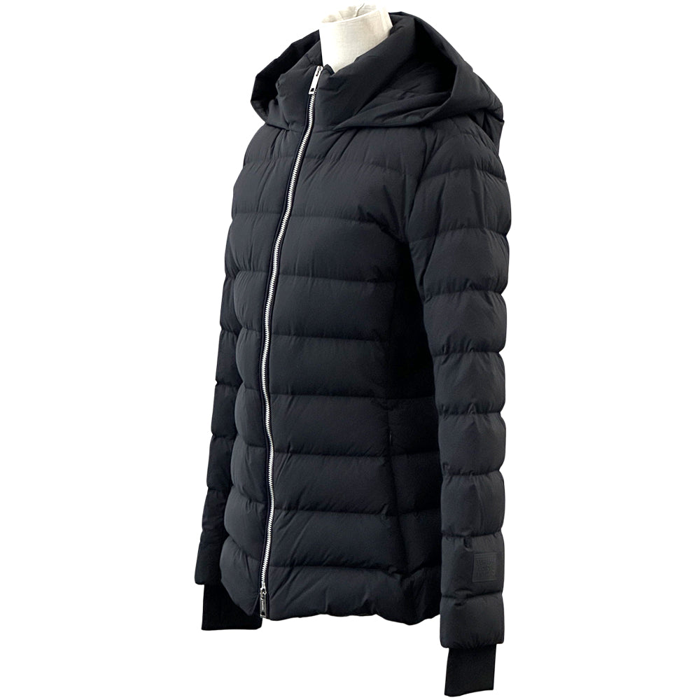 BURBERRY バーバリー ダウンジャケット ブラック ナイロン レディース 【中古】