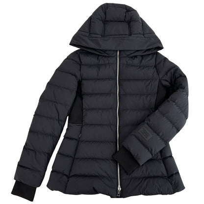 BURBERRY バーバリー ダウンジャケット ブラック ナイロン レディース 【中古】