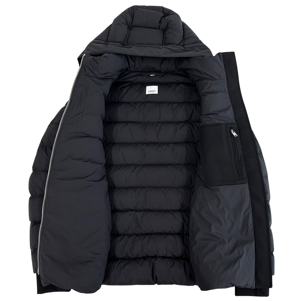 BURBERRY バーバリー ダウンジャケット ブラック ナイロン レディース 【中古】