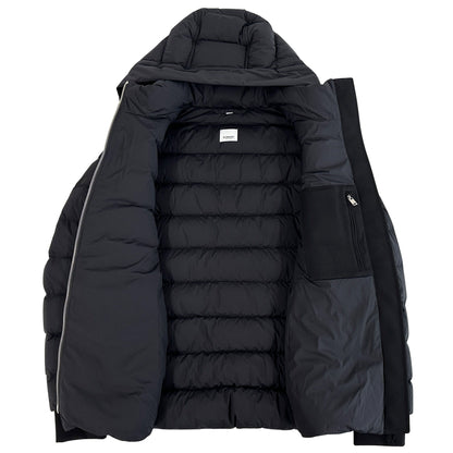 BURBERRY バーバリー ダウンジャケット ブラック ナイロン レディース 【中古】