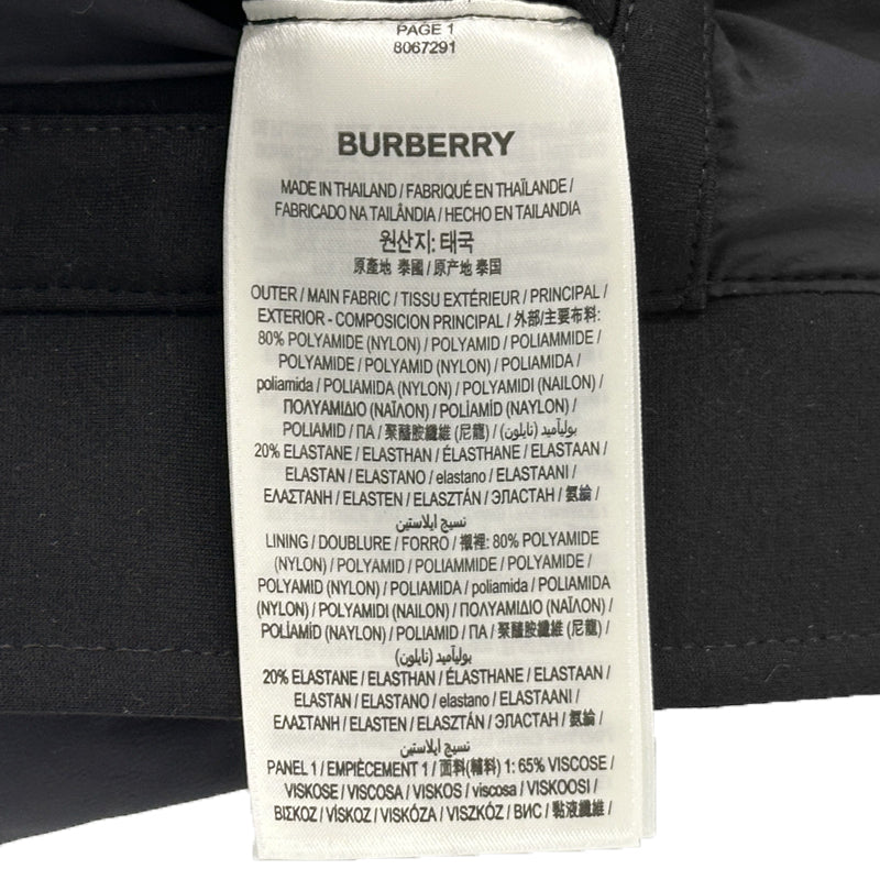 BURBERRY バーバリー ダウンジャケット ブラック ナイロン レディース 【中古】