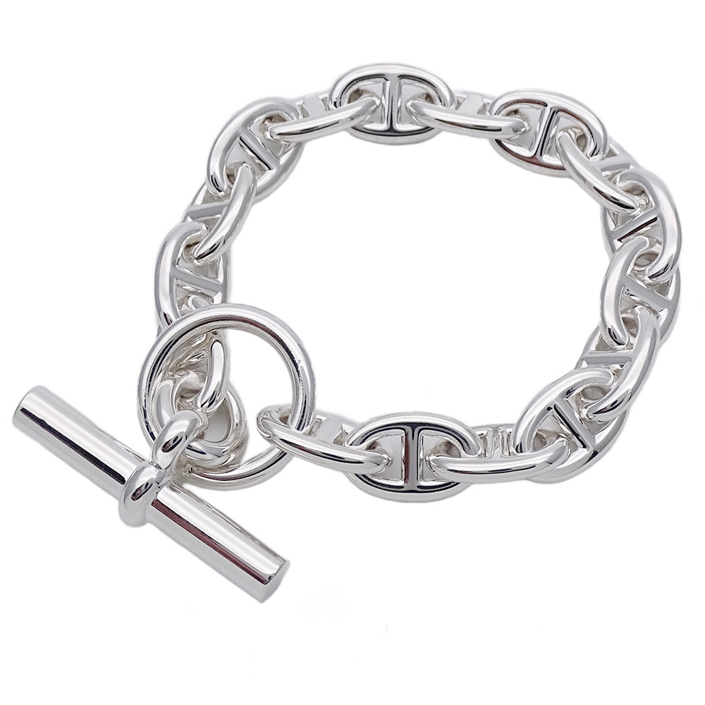 HERMES エルメス シェーヌダンクル ブレスレット SV925 シルバー PM レディース 磨き済み 【中古】