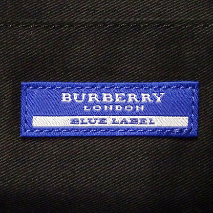 BURBERRY BLUE LABEL バーバリーブルーレーベル トートバッグ ブラック キャンバス レディース 【中古】