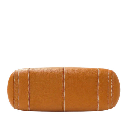 LOEWE ロエベ トートバッグ センダ キャメル レザー レディース 【中古】