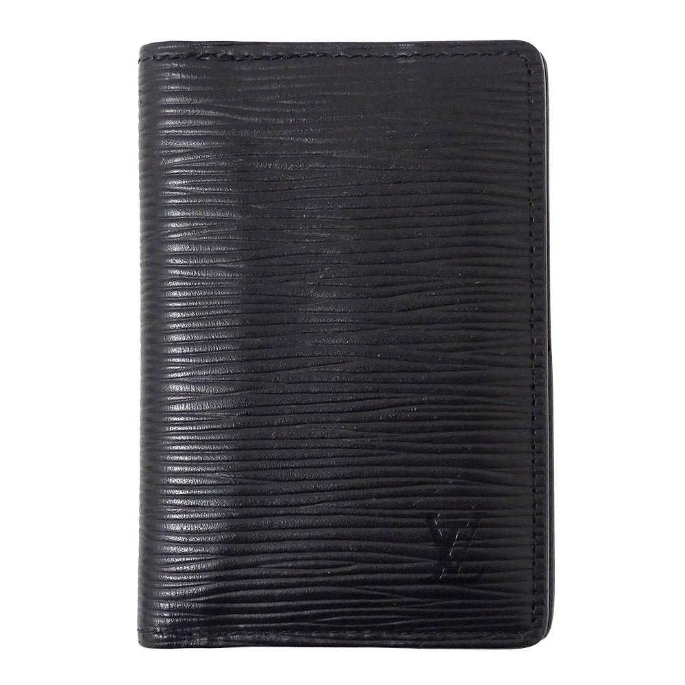 LOUIS VUITTON ルイ・ヴィトン オーガナイザー ドゥ ポッシュ カードケース エピ モノグラム エクリプス ノワール M80768 エピレザー メンズ 【中古】