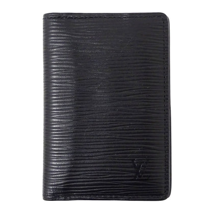 LOUIS VUITTON ルイ・ヴィトン オーガナイザー ドゥ ポッシュ カードケース エピ モノグラム エクリプス ノワール M80768 エピレザー メンズ 【中古】