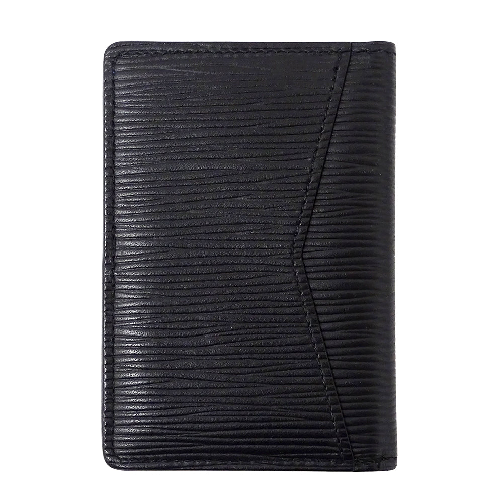 LOUIS VUITTON ルイ・ヴィトン オーガナイザー ドゥ ポッシュ カードケース エピ モノグラム エクリプス ノワール M80768 エピレザー メンズ 【中古】