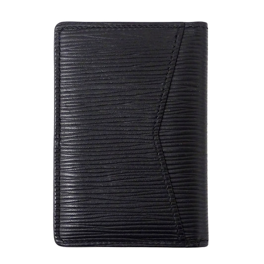 LOUIS VUITTON ルイ・ヴィトン オーガナイザー ドゥ ポッシュ カードケース エピ モノグラム エクリプス ノワール M80768 エピレザー メンズ 【中古】