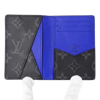 LOUIS VUITTON ルイ・ヴィトン オーガナイザー ドゥ ポッシュ カードケース エピ モノグラム エクリプス ノワール M80768 エピレザー メンズ 【中古】