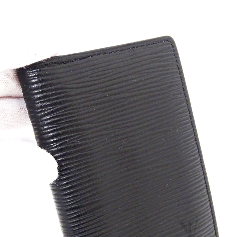 LOUIS VUITTON ルイ・ヴィトン オーガナイザー ドゥ ポッシュ カードケース エピ モノグラム エクリプス ノワール M80768 エピレザー メンズ 【中古】
