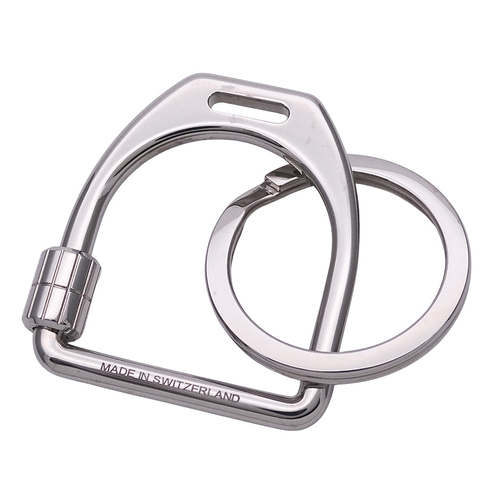 HERMES エルメス エトリエ キーホルダー メタル シルバー レディース メンズ 【中古】