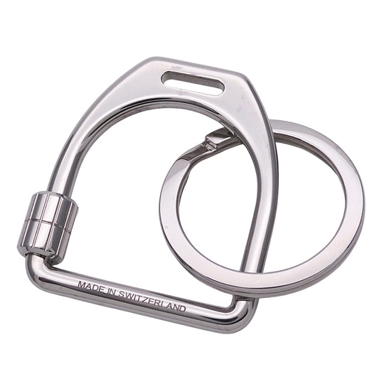 HERMES エルメス エトリエ キーホルダー メタル シルバー レディース メンズ 【中古】