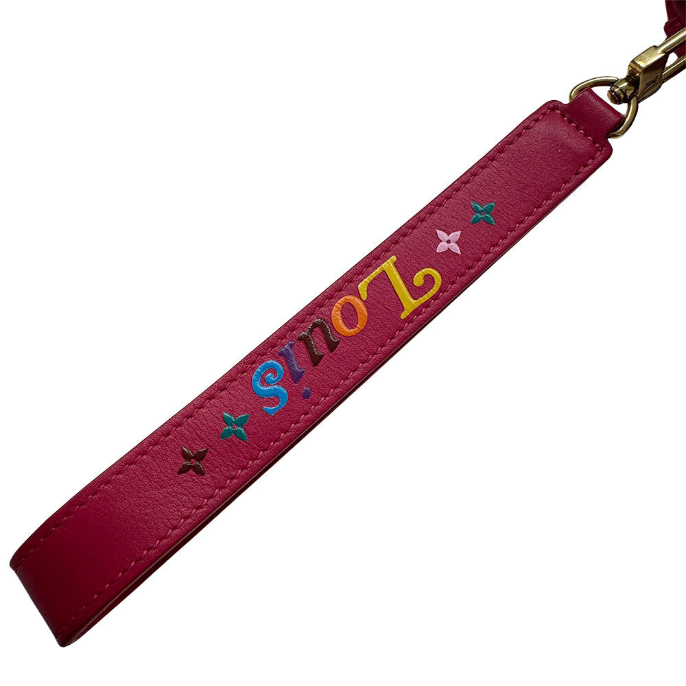 LOUIS VUITTON ルイ・ヴィトン ニューウェーブ ロングウォレット 長財布 フリージア M63820 レザー レディース 【中古】