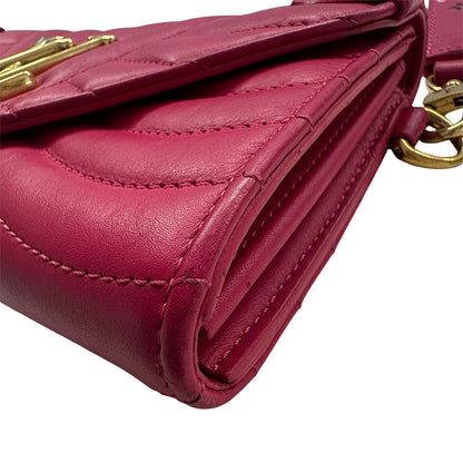 LOUIS VUITTON ルイ・ヴィトン ニューウェーブ ロングウォレット 長財布 フリージア M63820 レザー レディース 【中古】