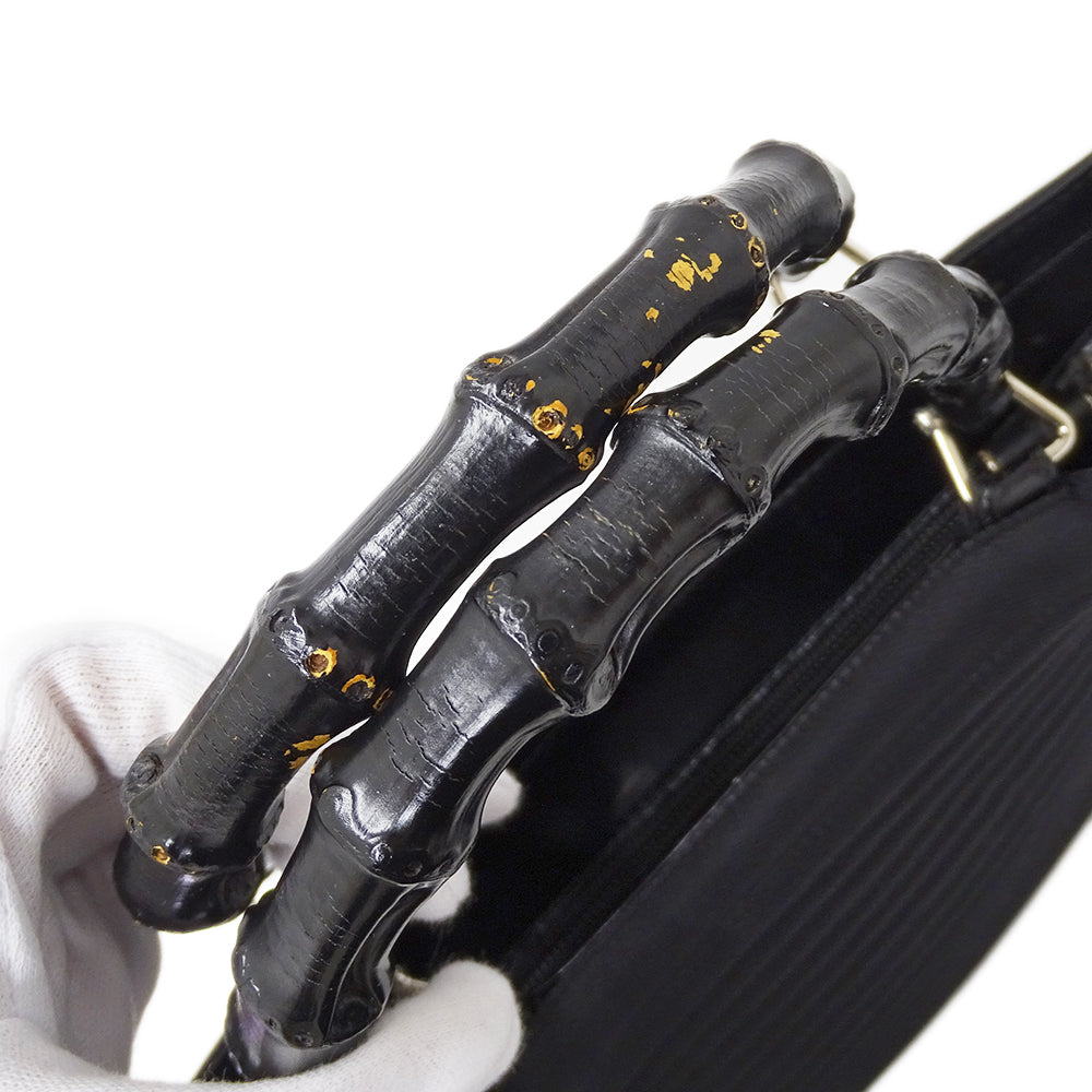 GUCCI グッチ 2wayバッグ バンブー ブラック 000 1998 0588 ナイロン レディース 【中古】
