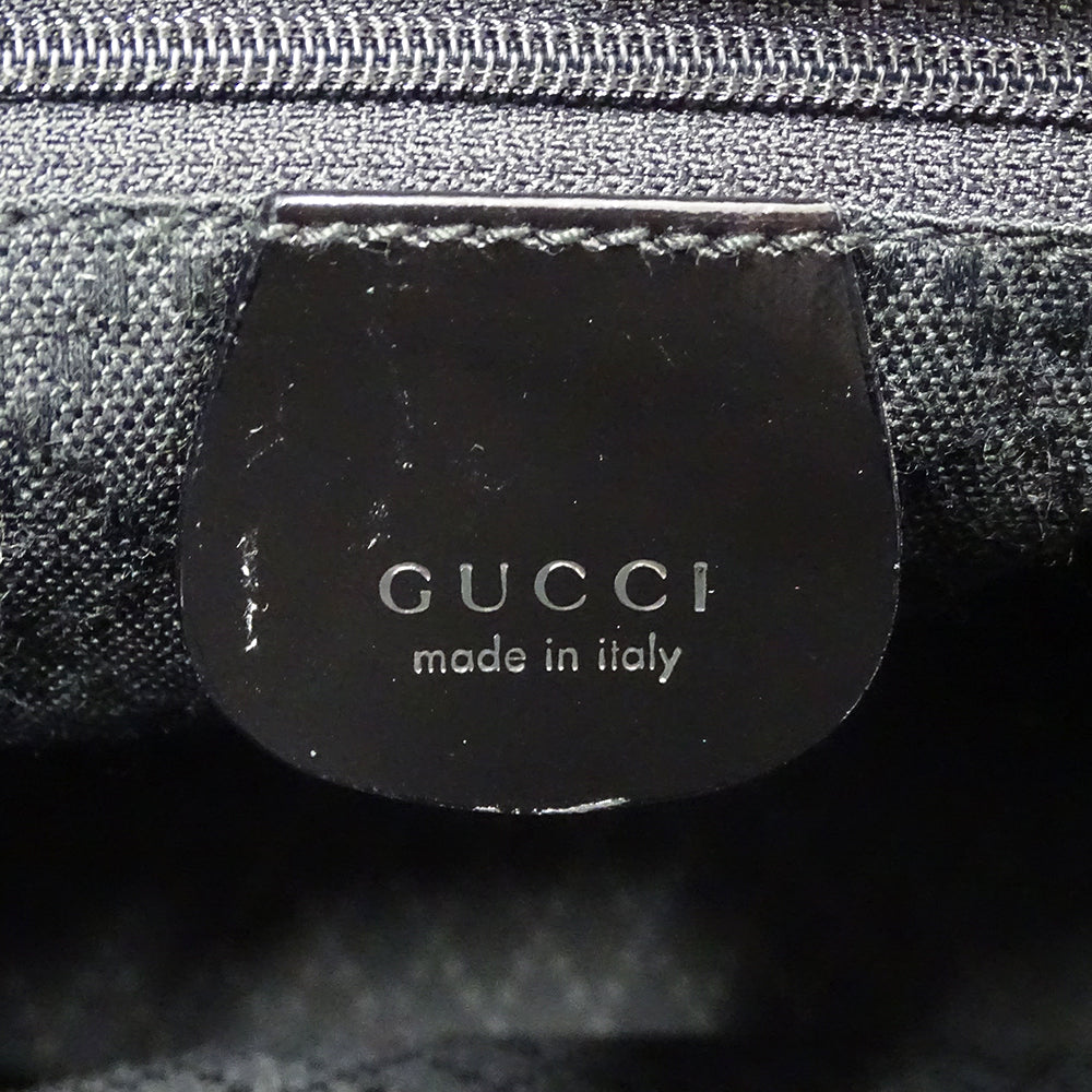 GUCCI グッチ 2wayバッグ バンブー ブラック 000 1998 0588 ナイロン レディース 【中古】