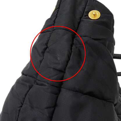 PRADA プラダ クリスピー 2wayバッグ ブラック BN1595 ナイロン レディース 【中古】