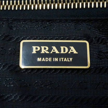 PRADA プラダ クリスピー 2wayバッグ ブラック BN1595 ナイロン レディース 【中古】