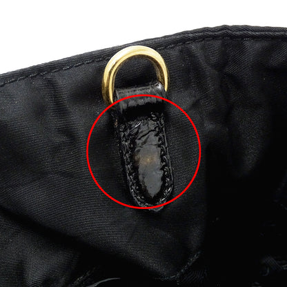 PRADA プラダ クリスピー 2wayバッグ ブラック BN1595 ナイロン レディース 【中古】