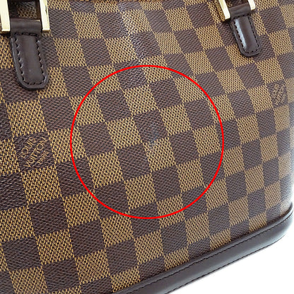 LOUIS VUITTON ルイ・ヴィトン マノスク PM トートバッグ ダミエ ダミエエベヌ N51121 ダミエキャンバス レディース 【中古】