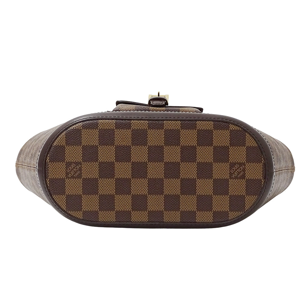 LOUIS VUITTON ルイ・ヴィトン マノスク PM トートバッグ ダミエ ダミエエベヌ N51121 ダミエキャンバス レディース 【中古】