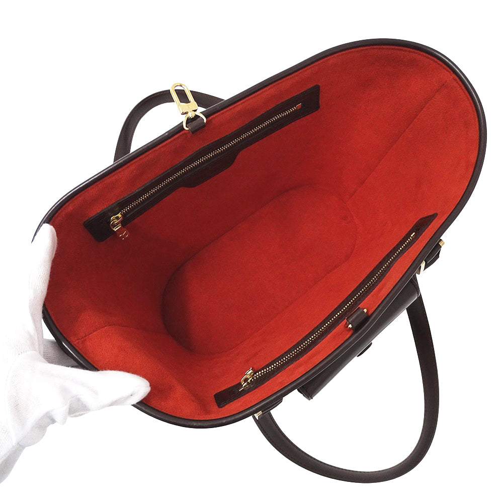 LOUIS VUITTON ルイ・ヴィトン マノスク PM トートバッグ ダミエ ダミエエベヌ N51121 ダミエキャンバス レディース 【中古】