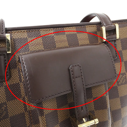 LOUIS VUITTON ルイ・ヴィトン マノスク PM トートバッグ ダミエ ダミエエベヌ N51121 ダミエキャンバス レディース 【中古】