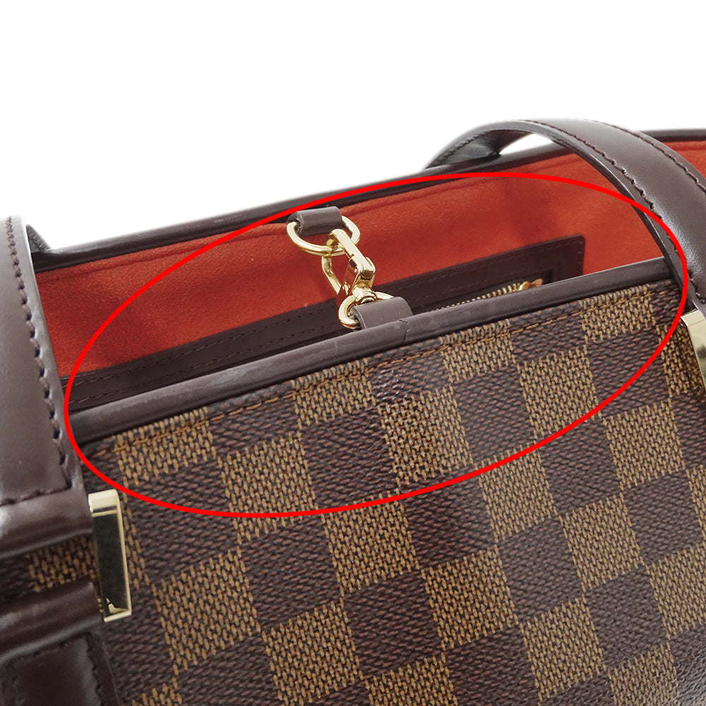 LOUIS VUITTON ルイ・ヴィトン マノスク PM トートバッグ ダミエ ダミエエベヌ N51121 ダミエキャンバス レディース 【中古】