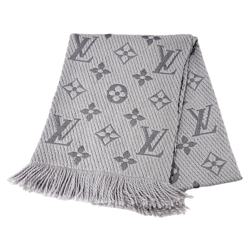 LOUIS VUITTON ルイ・ヴィトン エシャルプ・ロゴマニア マフラー・ストール モノグラム グリペルル M74742 ウール レディース 【中古】