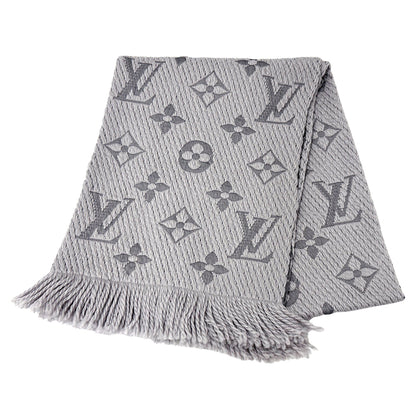 LOUIS VUITTON ルイ・ヴィトン エシャルプ・ロゴマニア マフラー・ストール モノグラム グリペルル M74742 ウール レディース 【中古】
