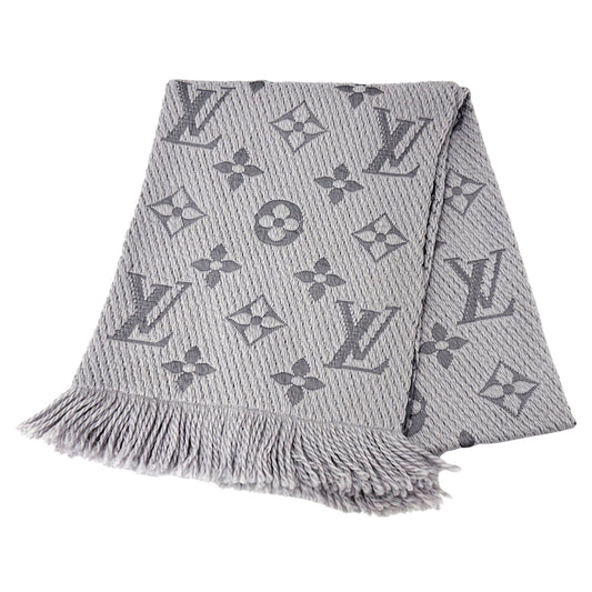 LOUIS VUITTON ルイ・ヴィトン エシャルプ・ロゴマニア マフラー・ストール モノグラム グリペルル M74742 ウール レディース 【中古】