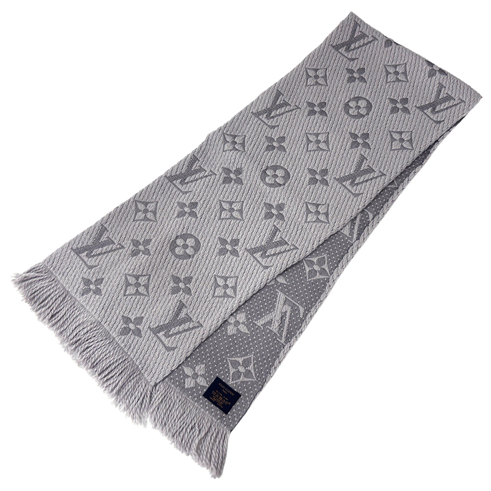 LOUIS VUITTON ルイ・ヴィトン エシャルプ・ロゴマニア マフラー・ストール モノグラム グリペルル M74742 ウール レディース 【中古】