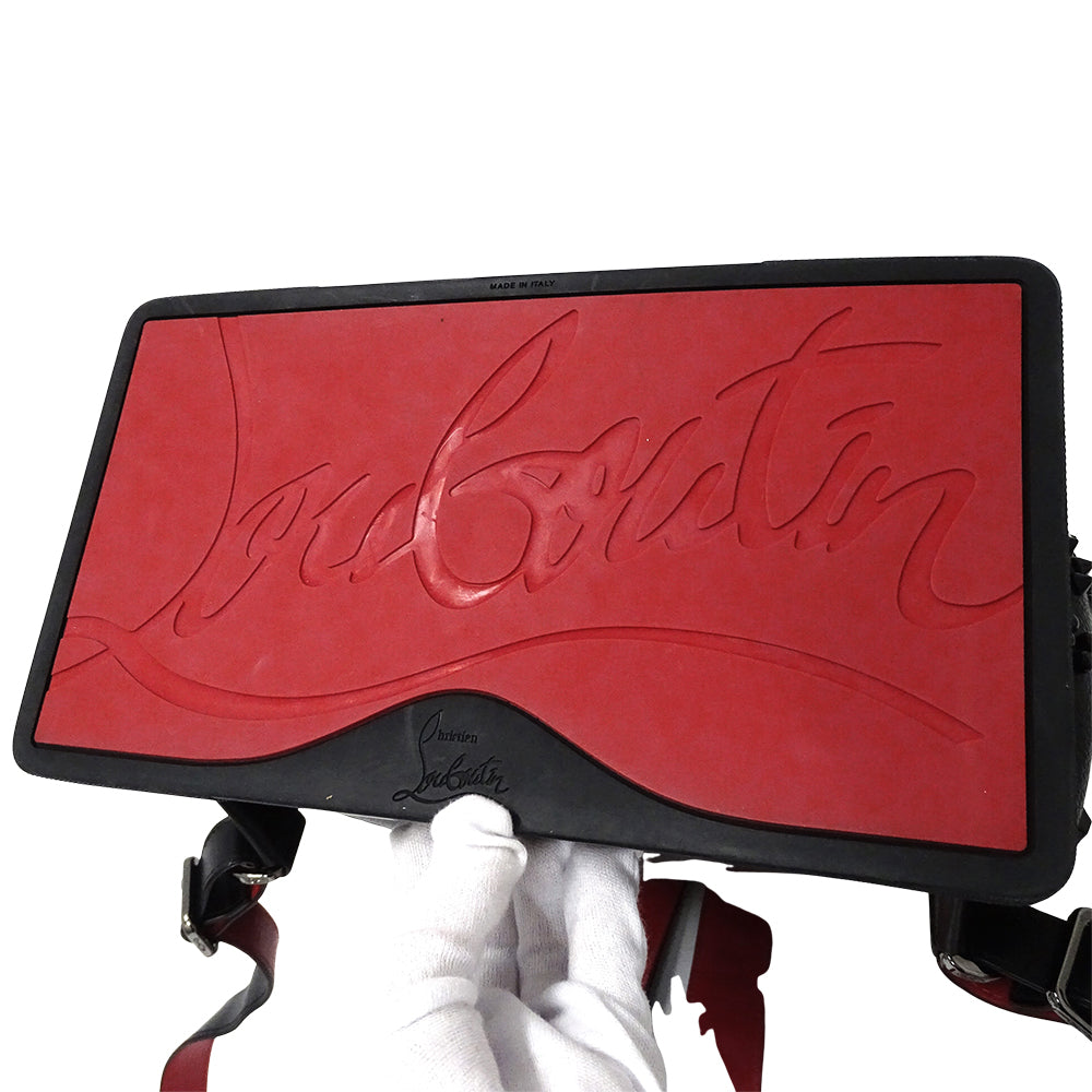 Christian Louboutin クリスチャンルブタン エクスプローラーファンク リュック ブラック ナイロン レディース メンズ 【中古】