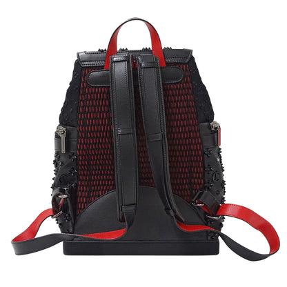 Christian Louboutin クリスチャンルブタン エクスプローラーファンク リュック ブラック ナイロン レディース メンズ 【中古】