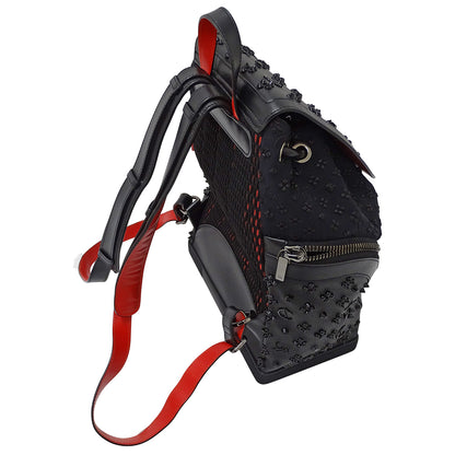 Christian Louboutin クリスチャンルブタン エクスプローラーファンク リュック ブラック ナイロン レディース メンズ 【中古】