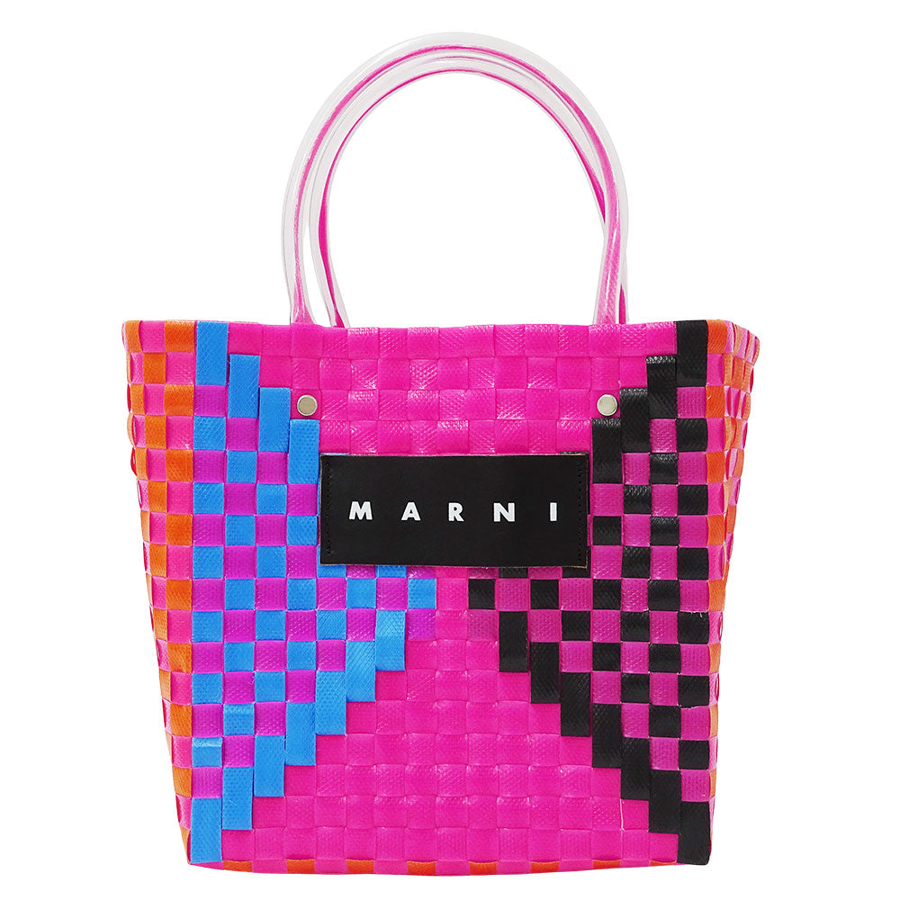 MARNI マルニ トートバッグ ピンク マルチカラー レディース 【中古】