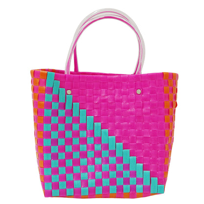 MARNI マルニ トートバッグ ピンク マルチカラー レディース 【中古】