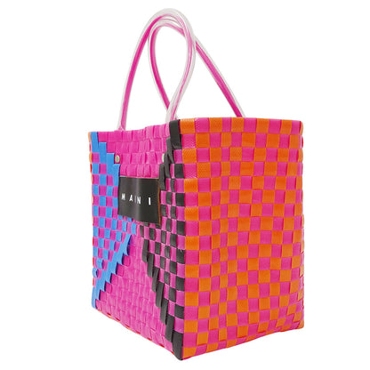 MARNI マルニ トートバッグ ピンク マルチカラー レディース 【中古】