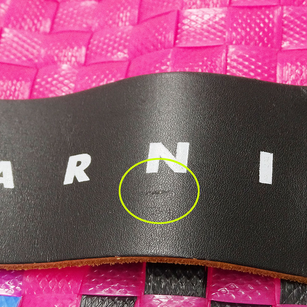 MARNI マルニ トートバッグ ピンク マルチカラー レディース 【中古】