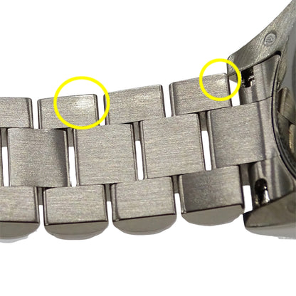 ROLEX ロレックス デイトジャスト 178239 D番 ボーイズ 腕時計 自動巻き AT 750WG ホワイトゴールド 10P ダイヤモンド ブラック 磨き済み 【中古】