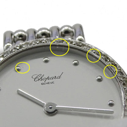 Chopard ショパール クラシック 10/5911 レディース 腕時計 クオーツ QZ ホワイトゴールド 750WG WG無垢 ダイヤモンド ホワイト 磨き済み 【中古】