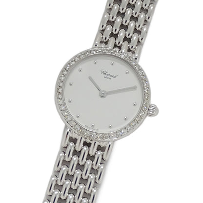 Chopard ショパール クラシック 10/5911 レディース 腕時計 クオーツ QZ ホワイトゴールド 750WG WG無垢 ダイヤモンド ホワイト 磨き済み 【中古】