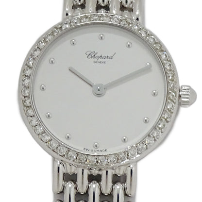 Chopard ショパール クラシック 10/5911 レディース 腕時計 クオーツ QZ ホワイトゴールド 750WG WG無垢 ダイヤモンド ホワイト 磨き済み 【中古】