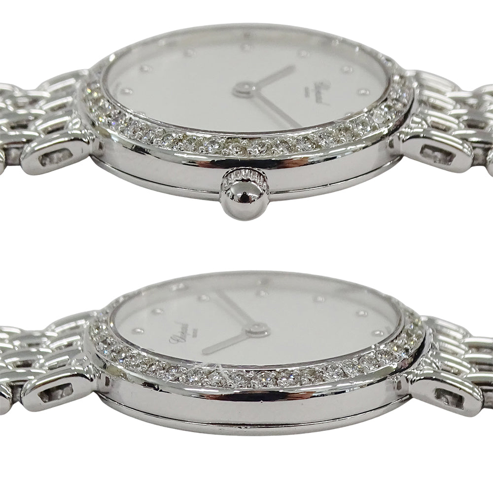 Chopard ショパール クラシック 10/5911 レディース 腕時計 クオーツ QZ ホワイトゴールド 750WG WG無垢 ダイヤモンド ホワイト 磨き済み 【中古】